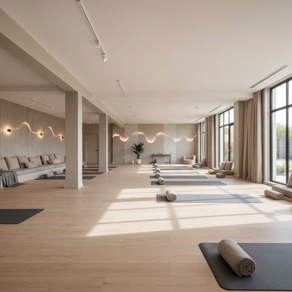 Crux Yoga Studio interior space